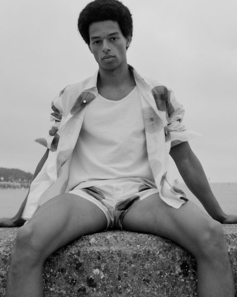 Bobby Boxer Shorts - Red/Off White