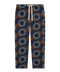 Grayson Trousers Shell Print - Navy/Brown