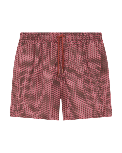 Line Shorts - Brown/Pink