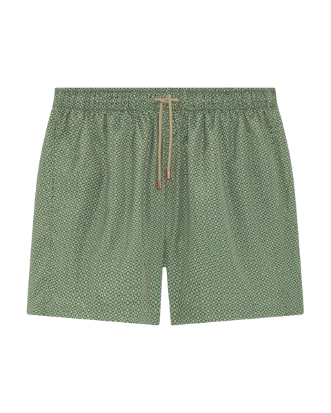 Line Shorts - Grey/Khaki