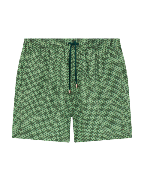 Line Shorts - Khaki/Green