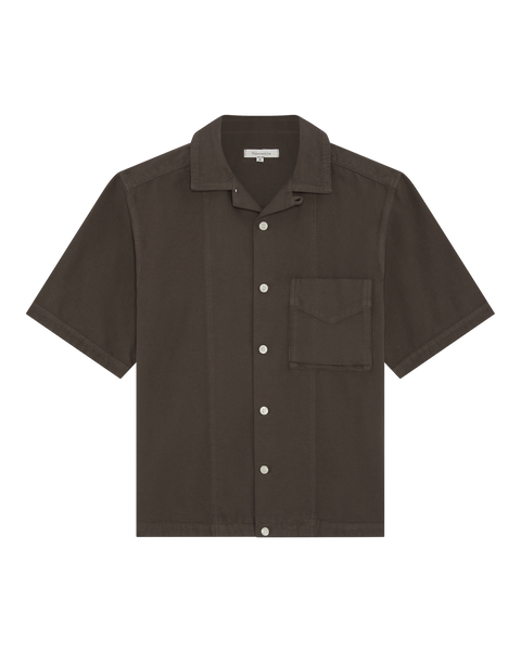 Noah Dobby Shirt - Brown