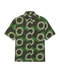 Remy Short Sleeve Shirt Shell Print - Khaki/Green