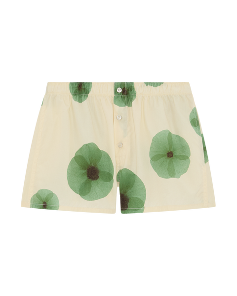 Bobby Boxer Shorts - Mid Green/Off White