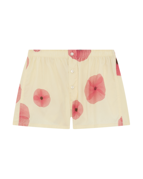 Bobby Boxer Shorts - Red/Off White