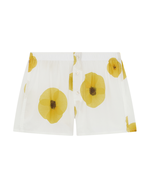 Bobby Boxer Shorts - Soft Yellow/White