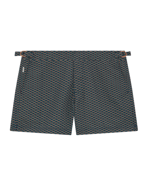 Deck Shorts - Navy/Brown