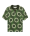 Matteo Knit Shell Print - Khaki/Green