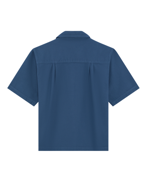 Noah Dobby Shirt - Deep Blue