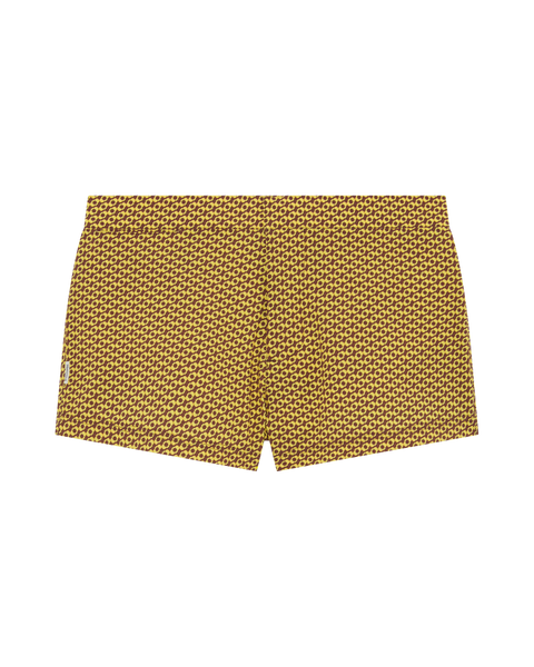 Pier Shorts - Brown/Yellow